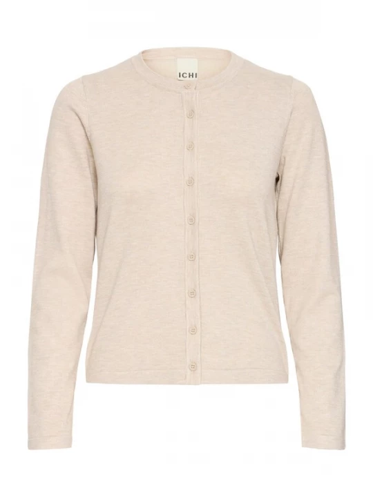 Foto van product ICHI Gebreid vest 'IHLuls' beige