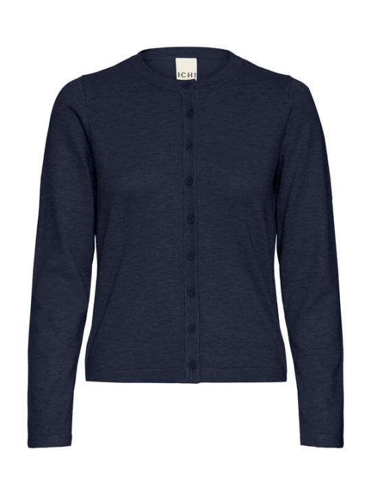 Foto van product ICHI Gebreid vest 'IHLULS' marine