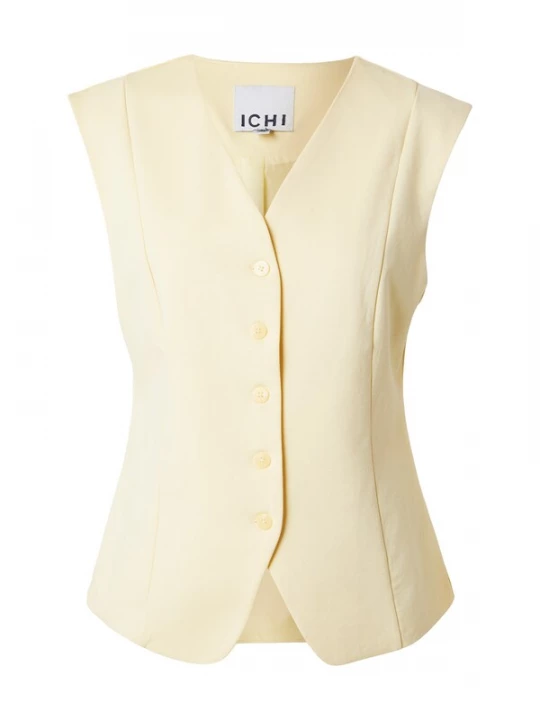 Foto van product ICHI Gilet 'IHKATE' lichtgeel