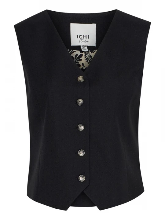Foto van product ICHI Gilet 'ZIMMIE WA2' zwart