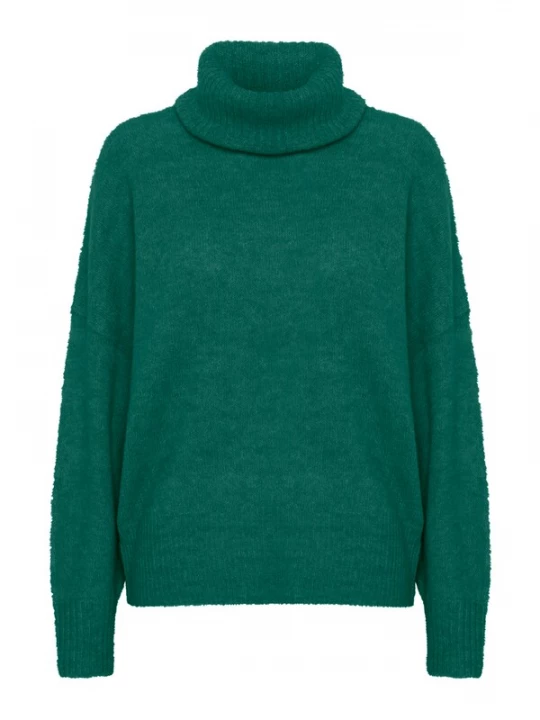 Foto van product ICHI Oversized trui 'KAMARA' turquoise