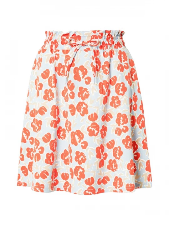Foto van product ICHI Rok beige / lichtblauw / rood / wit