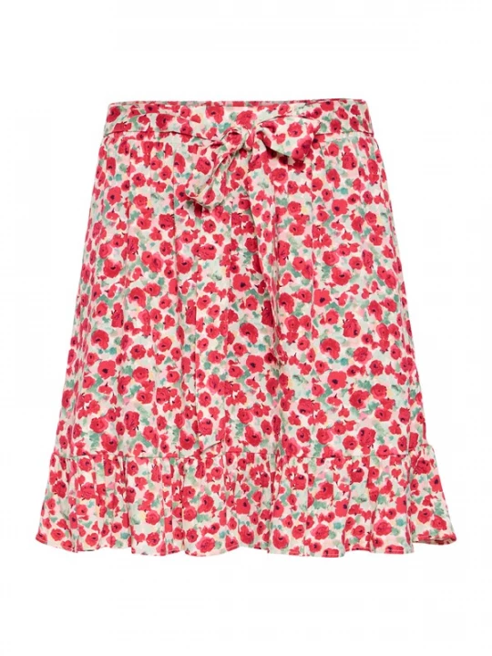 Foto van product ICHI Rok 'IHAYA' groen / pink / wit