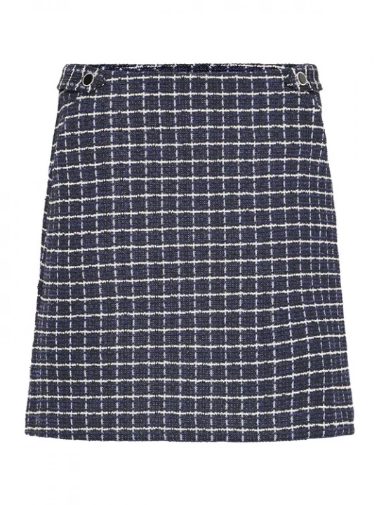 Foto van product ICHI Rok navy / wit