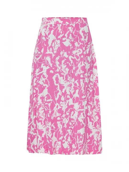 Foto van product ICHI Rok pink / wit