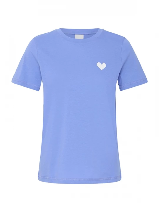 Foto van product ICHI Shirt 'IHCAMINNA' royal blue / koningsblauw / wit