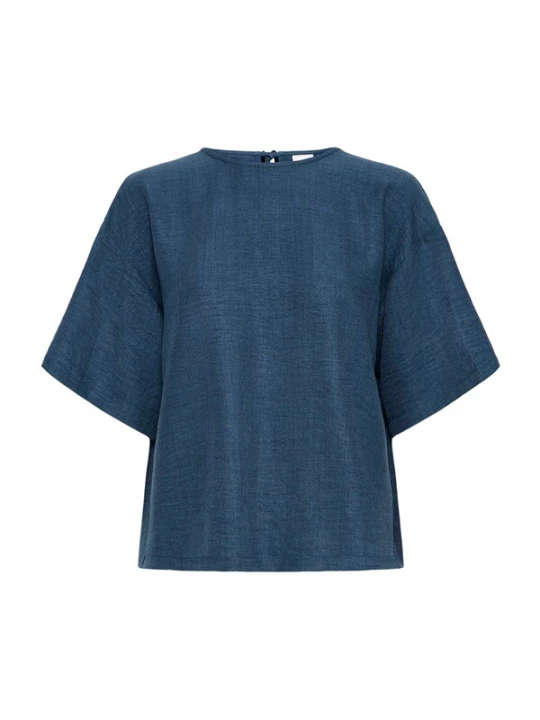 Foto van product ICHI Shirt 'IHKATICO' cyaan blauw