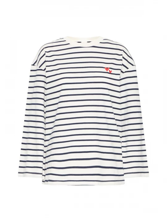 Foto van product ICHI Shirt 'IHXNYLA' zwart / wit