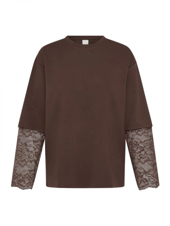 Foto van product ICHI Shirt 'KAIWA' bruin