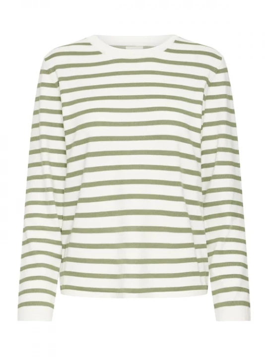 Foto van product ICHI Shirt 'LULS' appel / wit