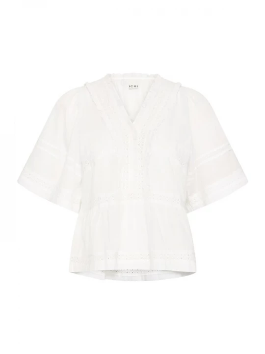 Foto van product ICHI Shirt 'VOILANA' offwhite