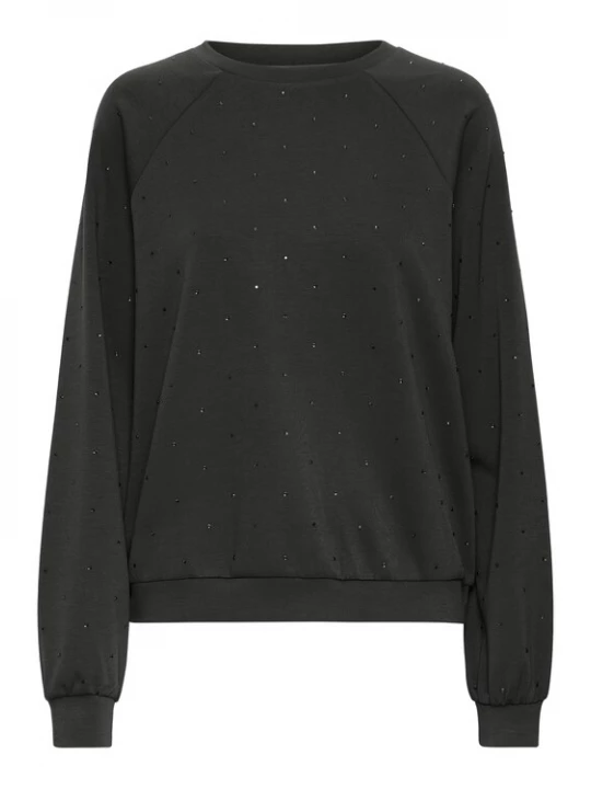 Foto van product ICHI Trui 'Amias LS' zwart