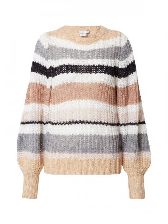 Foto van product ICHI Trui 'Ihmaise' beige / gemengde kleuren