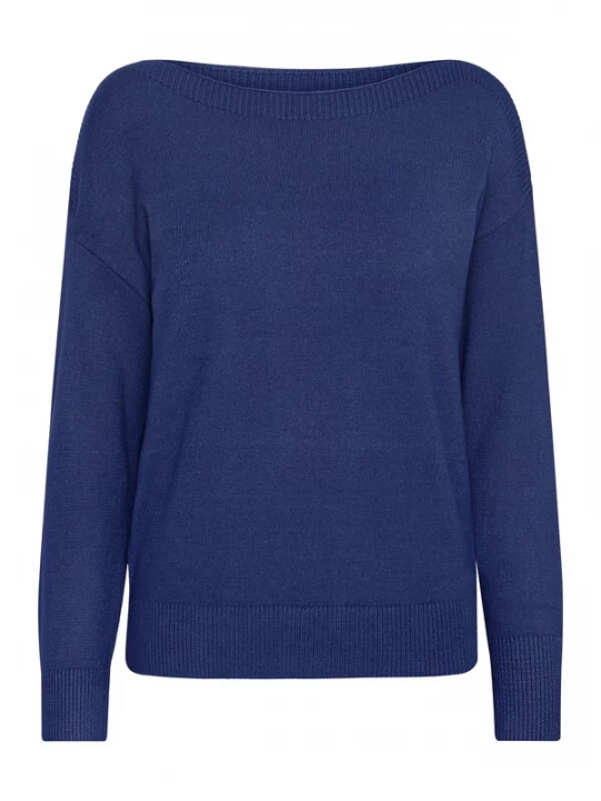 Foto van product ICHI Trui 'IHSela' donkerblauw