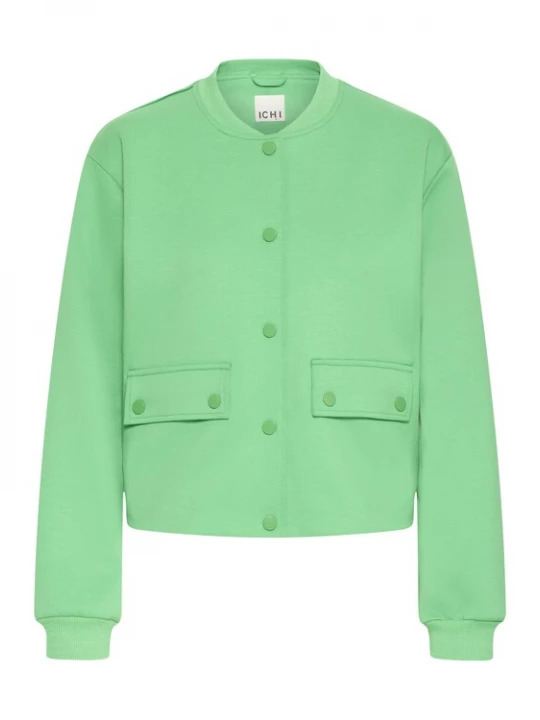Foto van product ICHI Tussenjas 'IHKate Neo' neongroen / wit