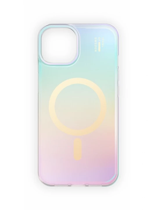 Foto van product iDeal of Sweden Smartphonehoesje 'iPhone 13 / 14 / 15 / 16E' mintgroen / lila / lichtoranje / lichtroze