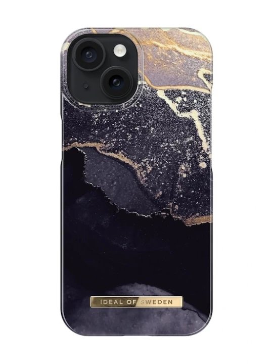 Foto van product iDeal of Sweden Smartphonehoesje 'iPhone 15' goud / antraciet / zwart