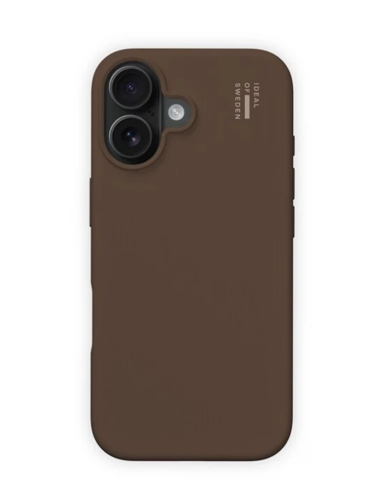 Foto van product iDeal of Sweden Smartphonehoesje 'iPhone 16' beige / chocoladebruin