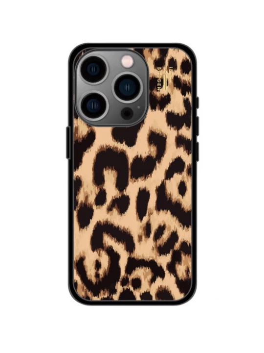 Foto van product iDeal of Sweden Smartphonehoesje 'iPhone 16' cognac / zwart