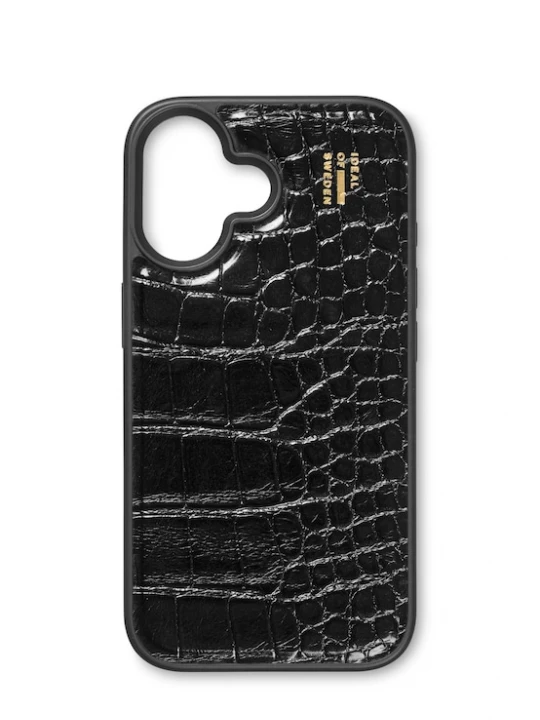 Foto van product iDeal of Sweden Smartphonehoesje 'iPhone 16' geel / zwart