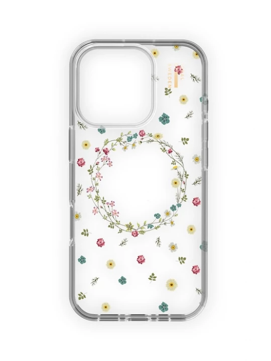 Foto van product iDeal of Sweden Smartphonehoesje 'iPhone 16 Pro Max' geel / petrol / donkergroen / transparant