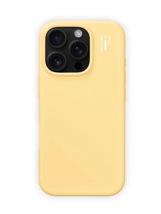 Foto van product iDeal of Sweden Smartphonehoesje 'iPhone 16 Pro Max' geel / wit