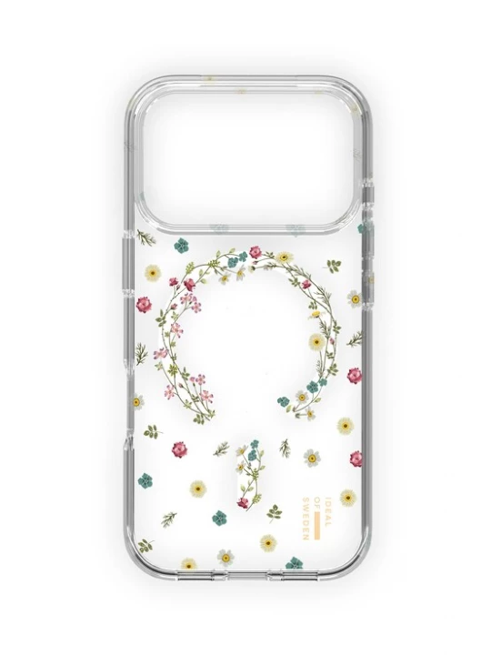 Foto van product iDeal of Sweden Smartphonehoesje 'iPhone 17 Pro Max' donkergeel / olijfgroen / pitaja roze / transparant