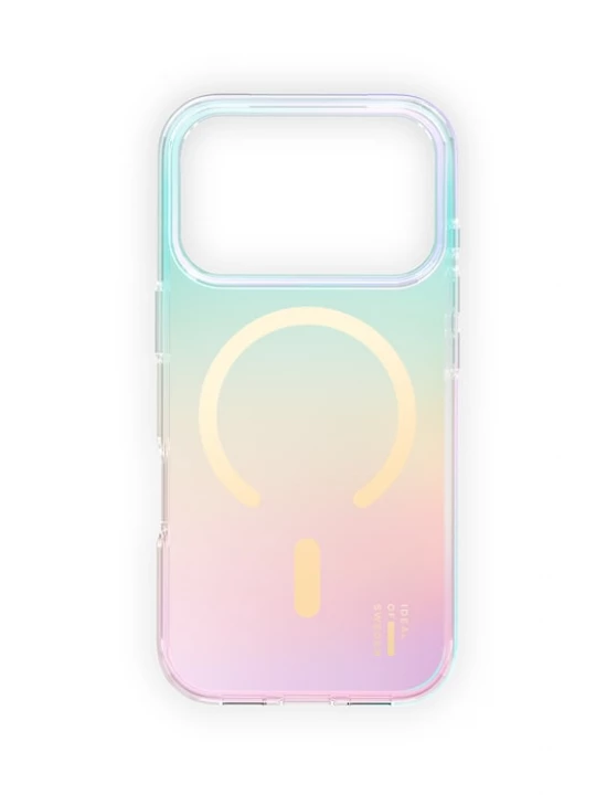 Foto van product iDeal of Sweden Smartphonehoesje 'iPhone 17 Pro' turquoise / pasteelgeel / lichtlila / rosa