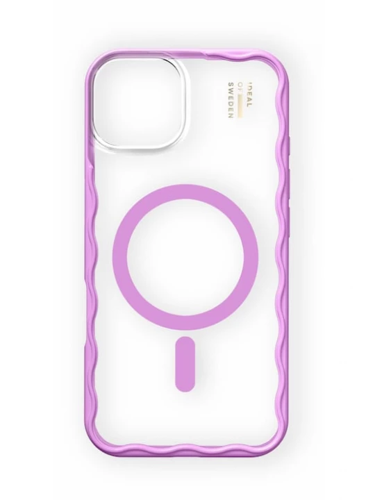 Foto van product iDeal of Sweden Smartphonehoesje 'MagSafe iPhone 13 / 14 / 15 / 16e' fuchsia / transparant