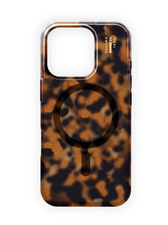 Foto van product iDeal of Sweden Smartphonehoesje 'MagSafe iPhone 16 Pro' cognac / zwart