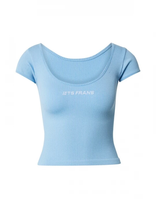 Foto van product iets frans Shirt 'IF SCOOP' blauw Iets frans…