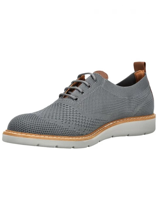Foto van product IGI&CO Sportieve veterschoen cognac / grijs