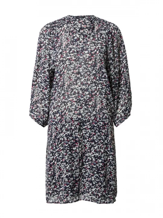 Foto van product IKKS Jurk navy / rood / offwhite