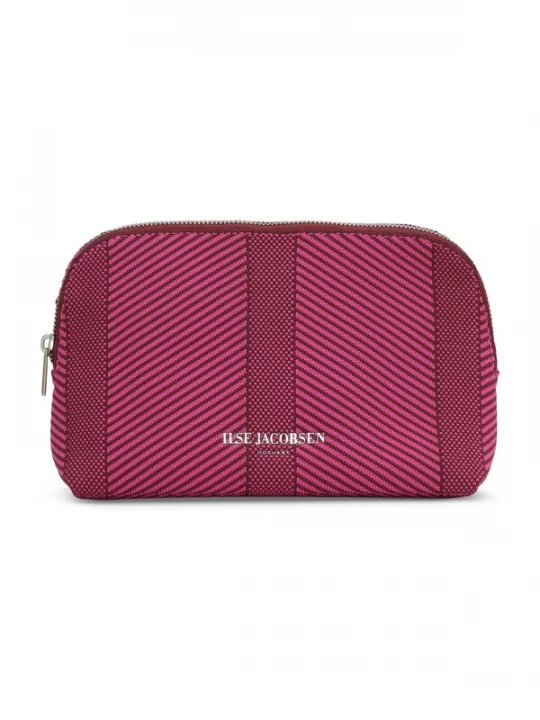 Foto van product ILSE JACOBSEN Make up tas 'Knitty02' magenta / donkerroze