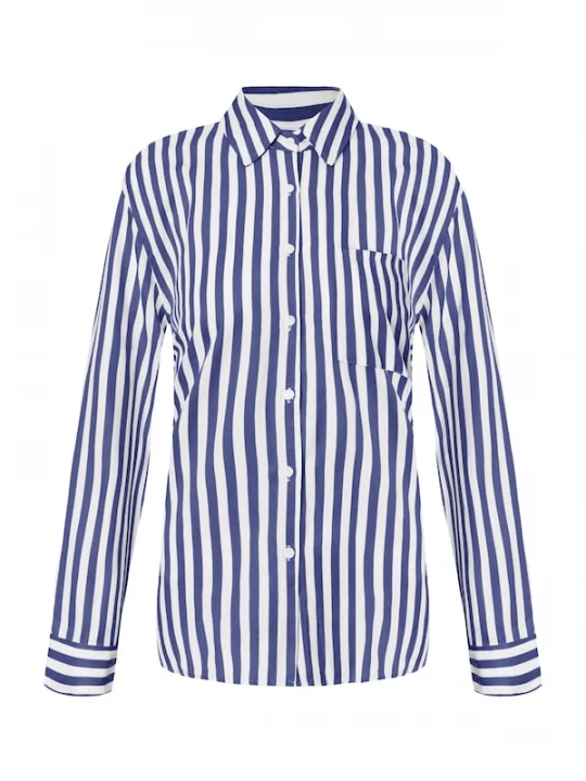 Foto van product Imily Bela Blouse blauw / wit