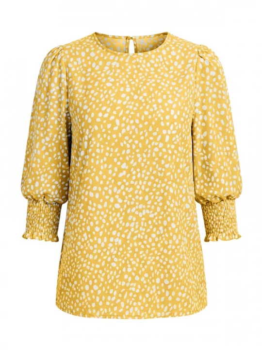 Foto van product Imily Bela Blouse geel / offwhite