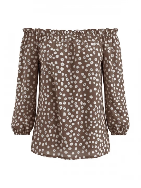 Foto van product Imily Bela Blouse kaki / wit