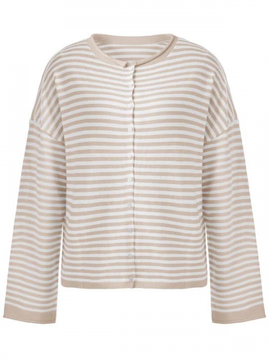 Foto van product Imily Bela Gebreid vest beige / natuurwit