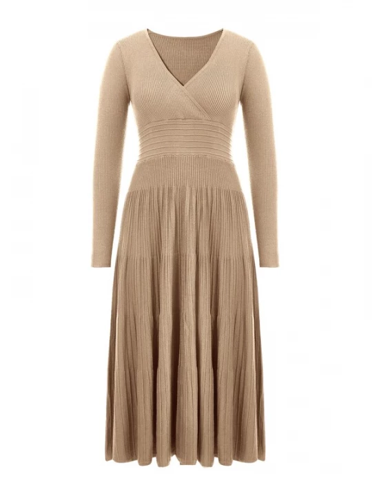 Foto van product Imily Bela Gebreide jurk beige