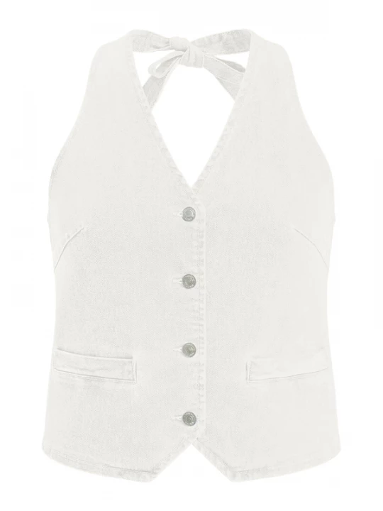 Foto van product Imily Bela Gilet white denim