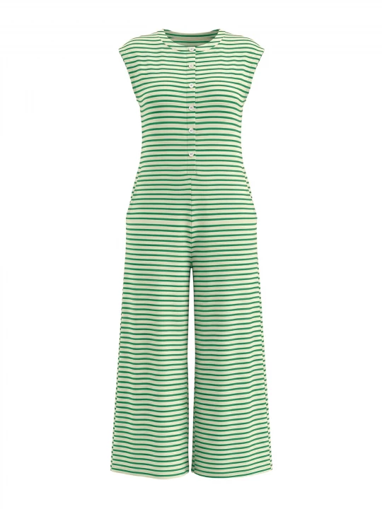 Foto van product Imily Bela Jumpsuit groen / wit