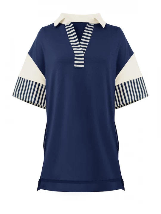 Foto van product Imily Bela Jurk navy / wit