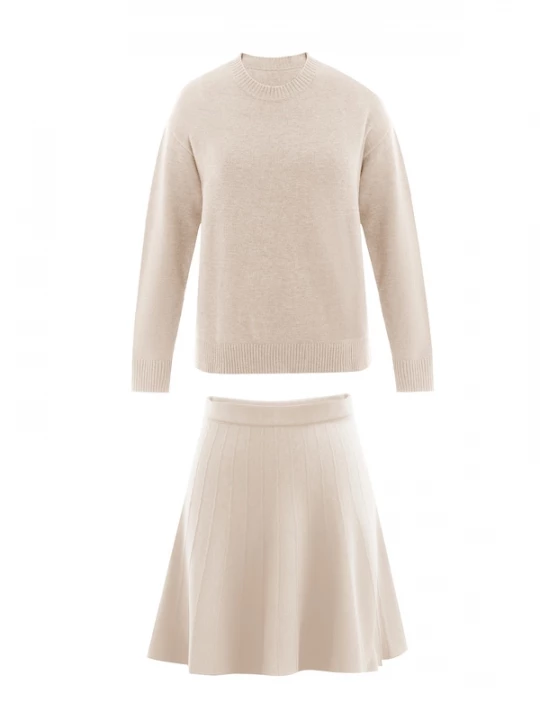 Foto van product Imily Bela Kostuum beige gemêleerd