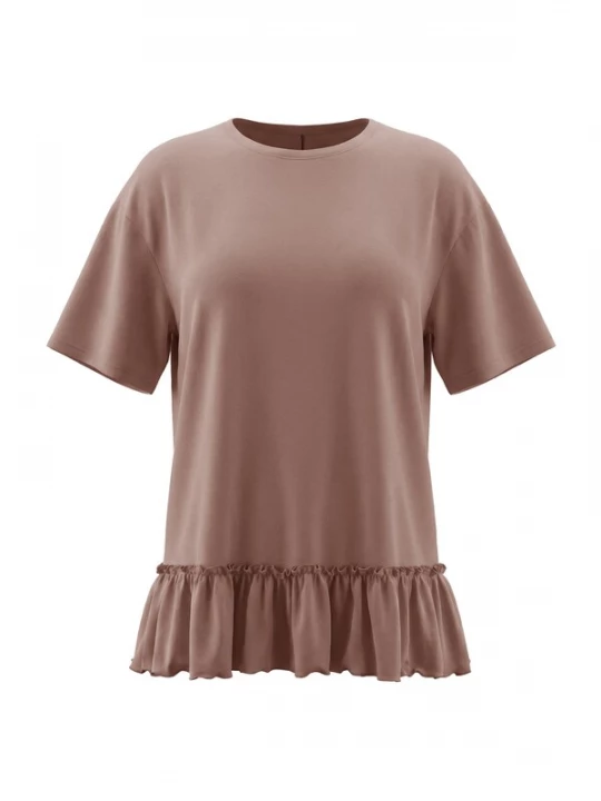 Foto van product Imily Bela Oversized shirt lichtbruin