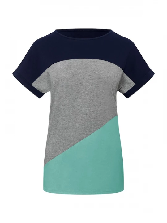 Foto van product Imily Bela Shirt blauw / grijs gemêleerd / groen