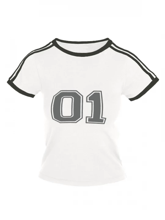 Foto van product Imily Bela Shirt donkergrijs / donkergroen / wit