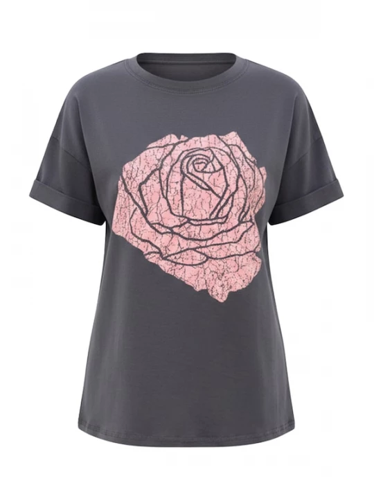 Foto van product Imily Bela Shirt donkergrijs / rosa