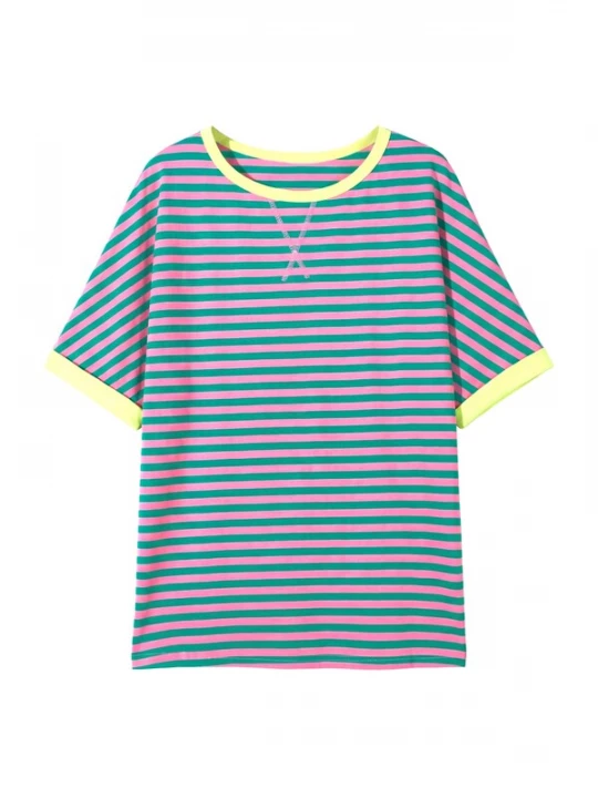 Foto van product Imily Bela Shirt geel / donkergroen / pink