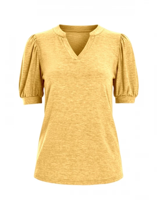 Foto van product Imily Bela Shirt geel gemêleerd