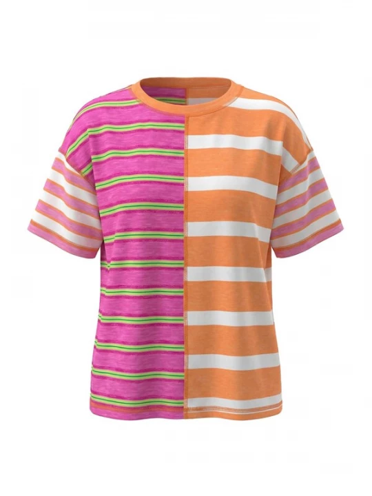 Foto van product Imily Bela Shirt oranje / pink / wit